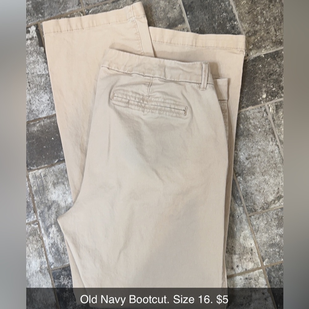 Old Navy Bootcut Khakis